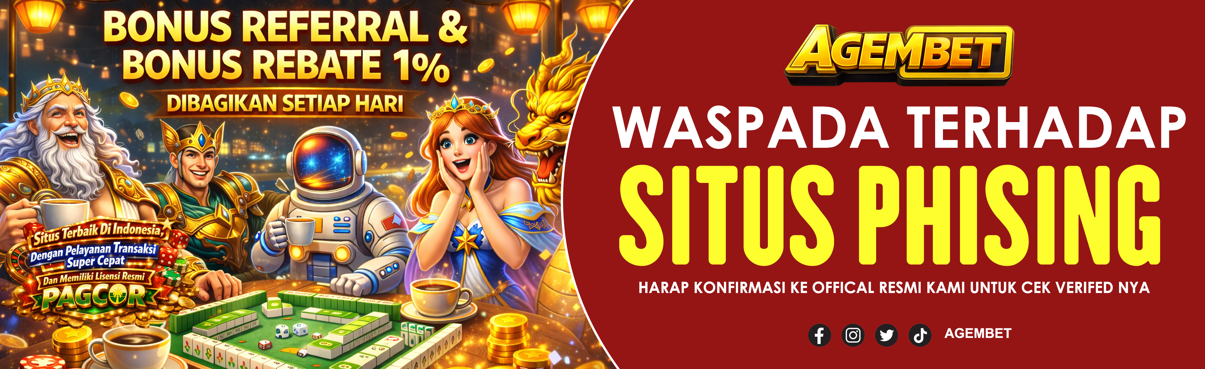 BONUS REBATE 1% SETIAP HARINYA