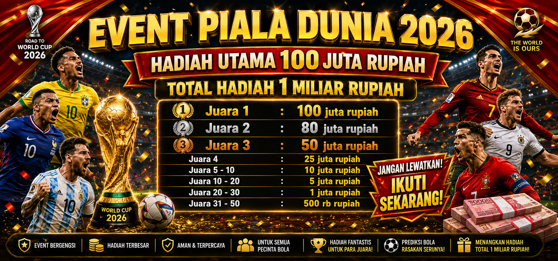 Turnamen Event Piala Dunia 2026