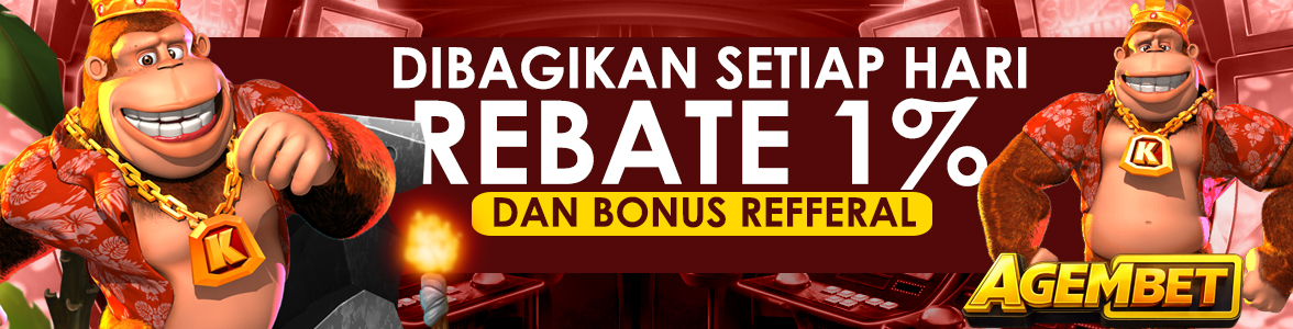 BONUS REBATE 1% SETIAP HARINYA